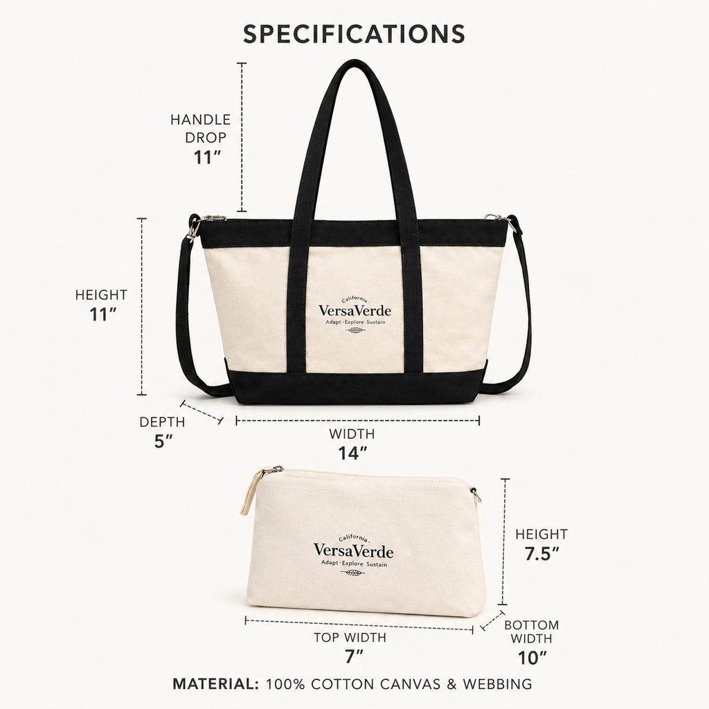 Urban Trail Convertible Canvas Tote