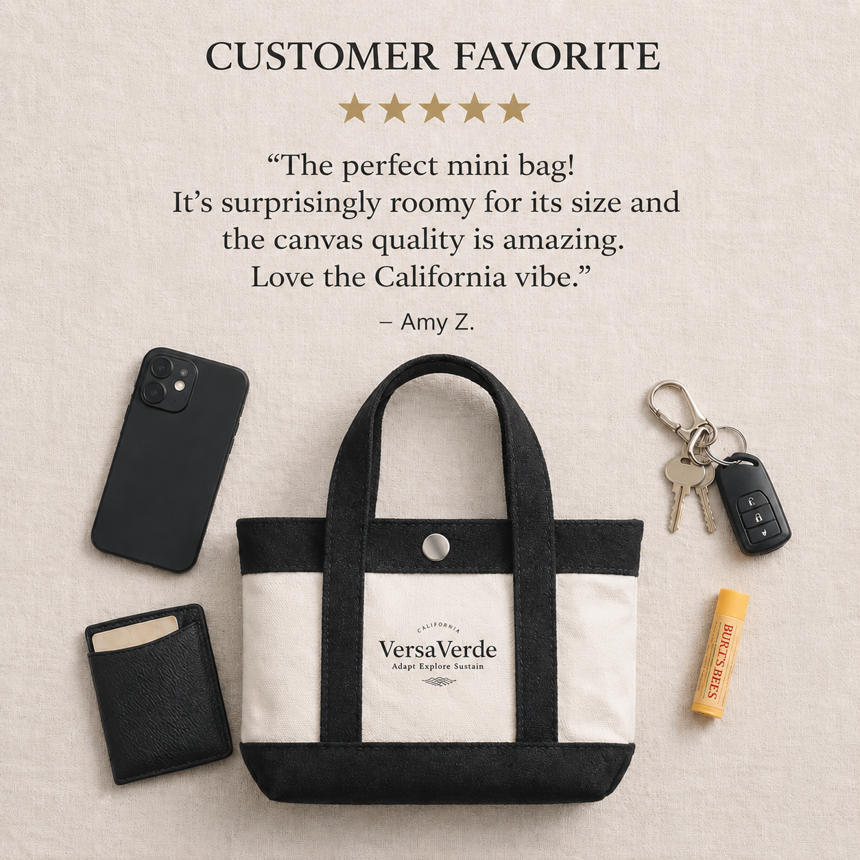 Urban Mini Tote Canvas Tote