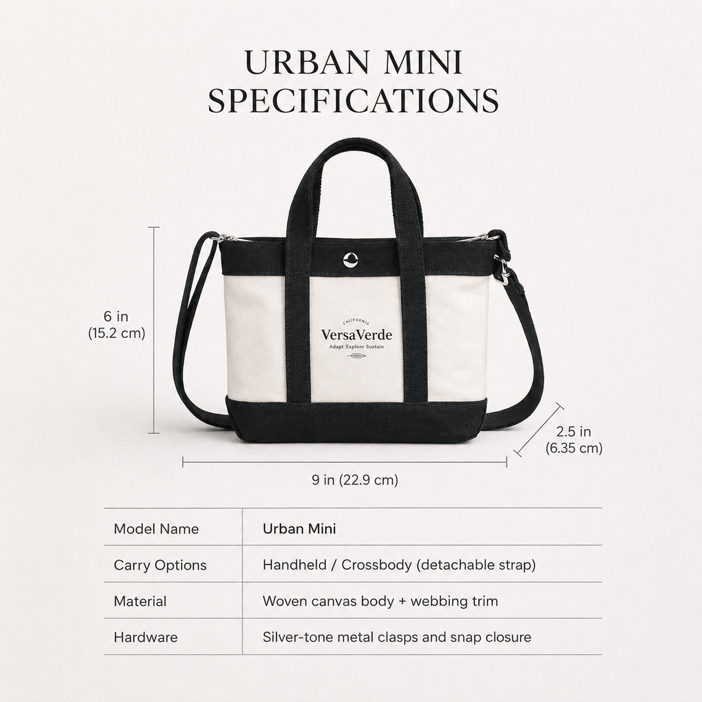 Urban Mini Tote Canvas Tote