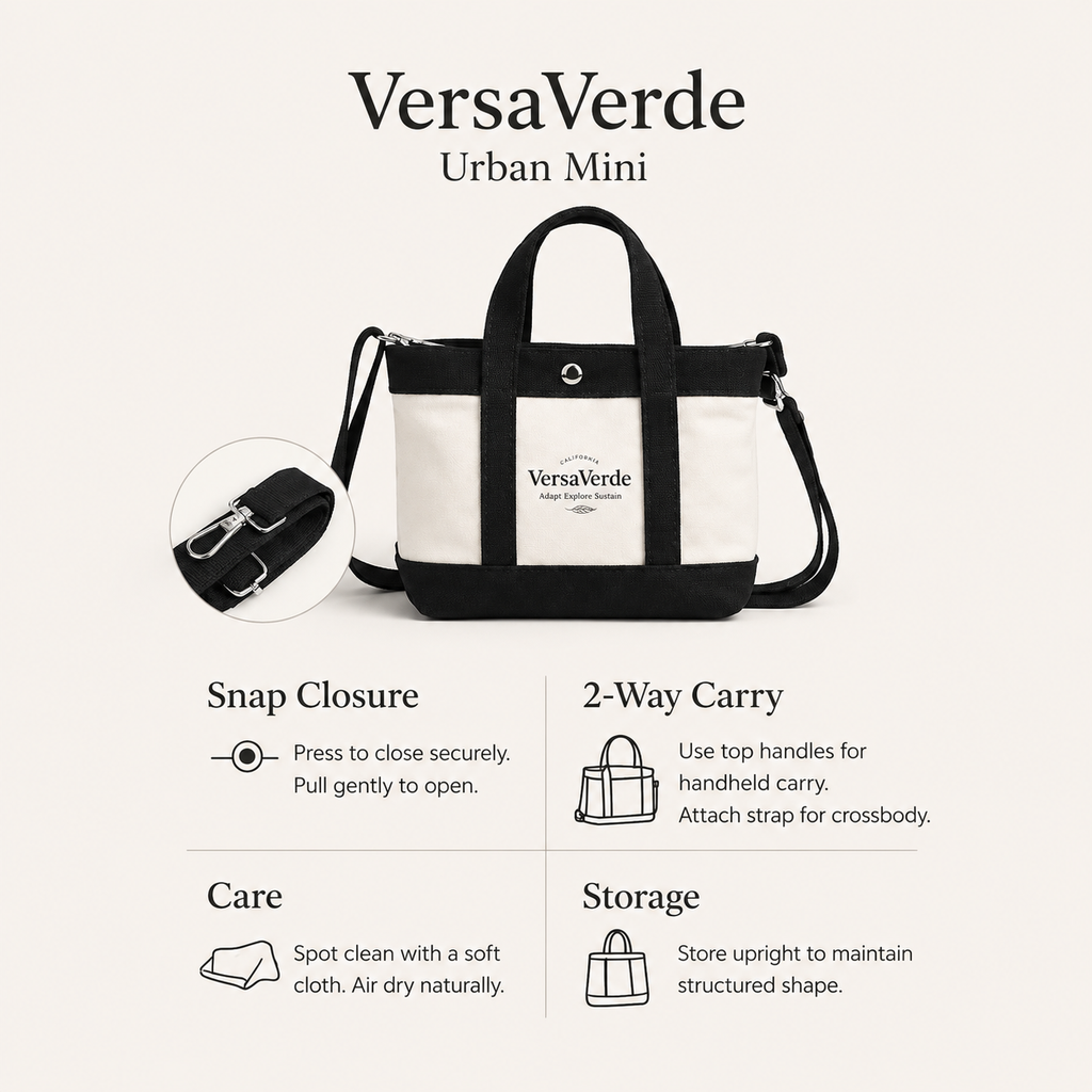 Urban Mini Tote Canvas Tote