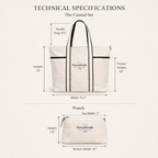 Coastal Day Eco Canvas Tote