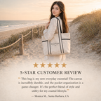 Coastal Day Eco Canvas Tote