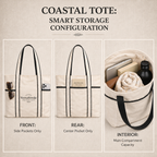 Coastal Day Eco Canvas Tote