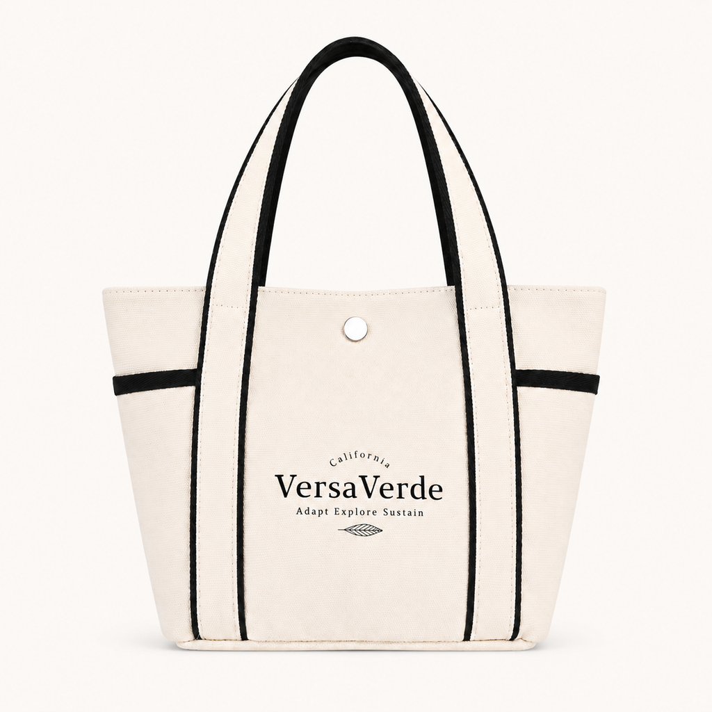 Coastal Day Mini Canvas Tote